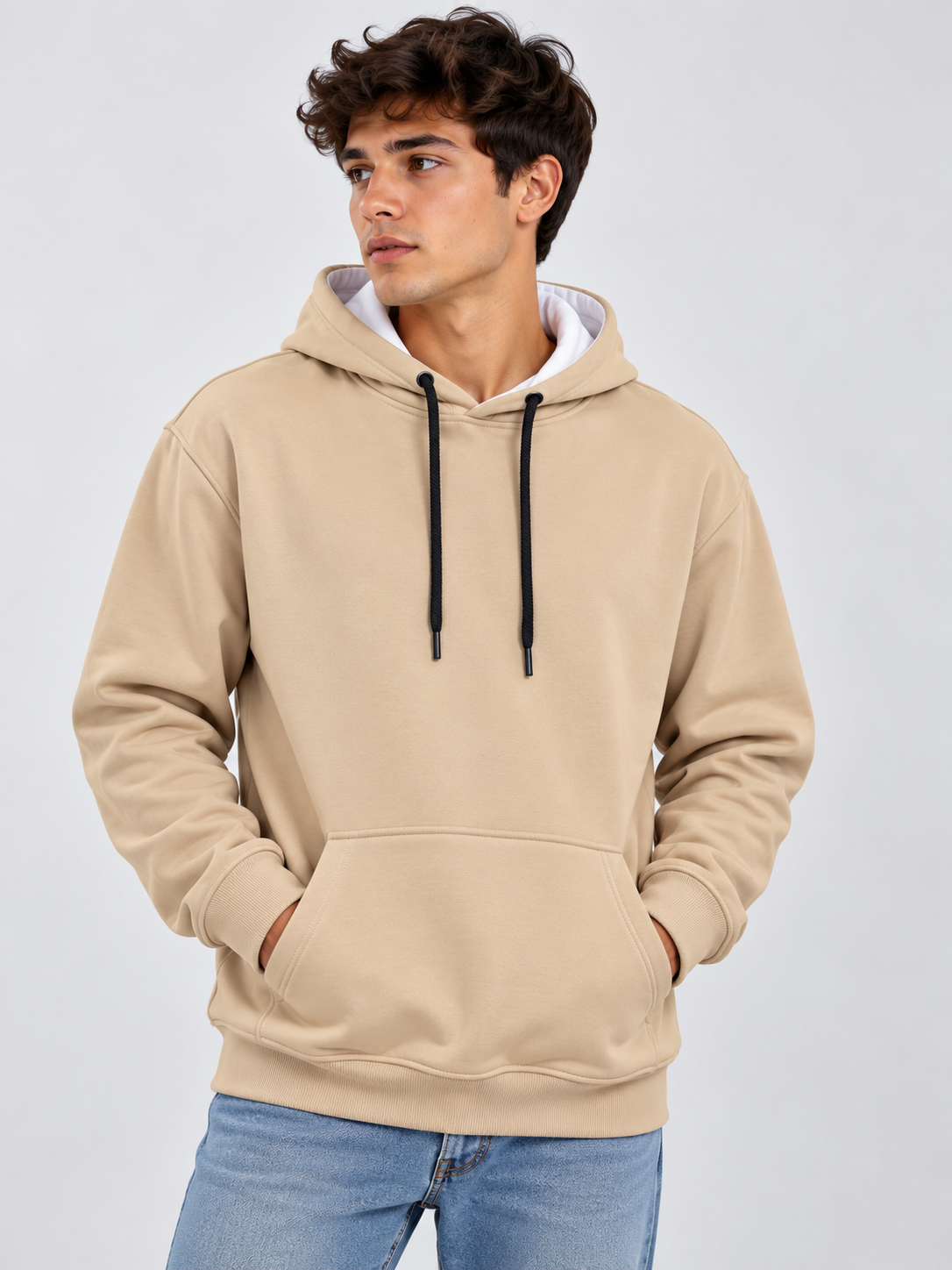 Sudadera Básica Gorro