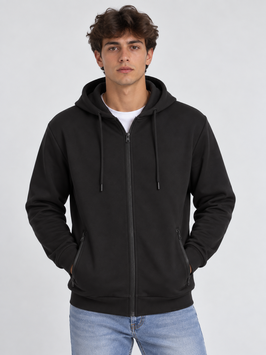 Sudadera Cremallera Gorro