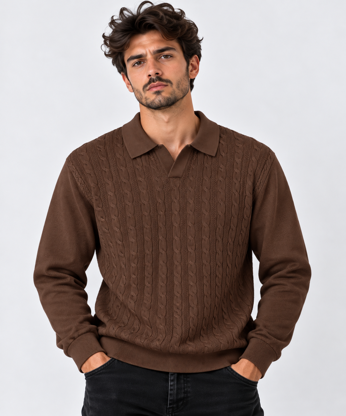 Polo de Malha com Tranças