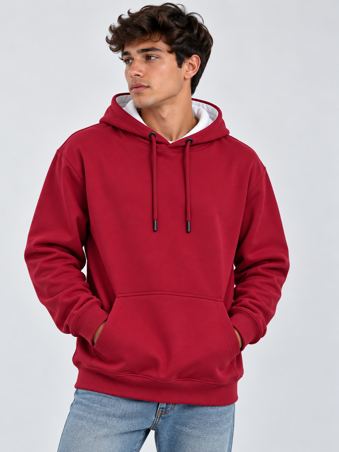 Sudadera Básica Gorro