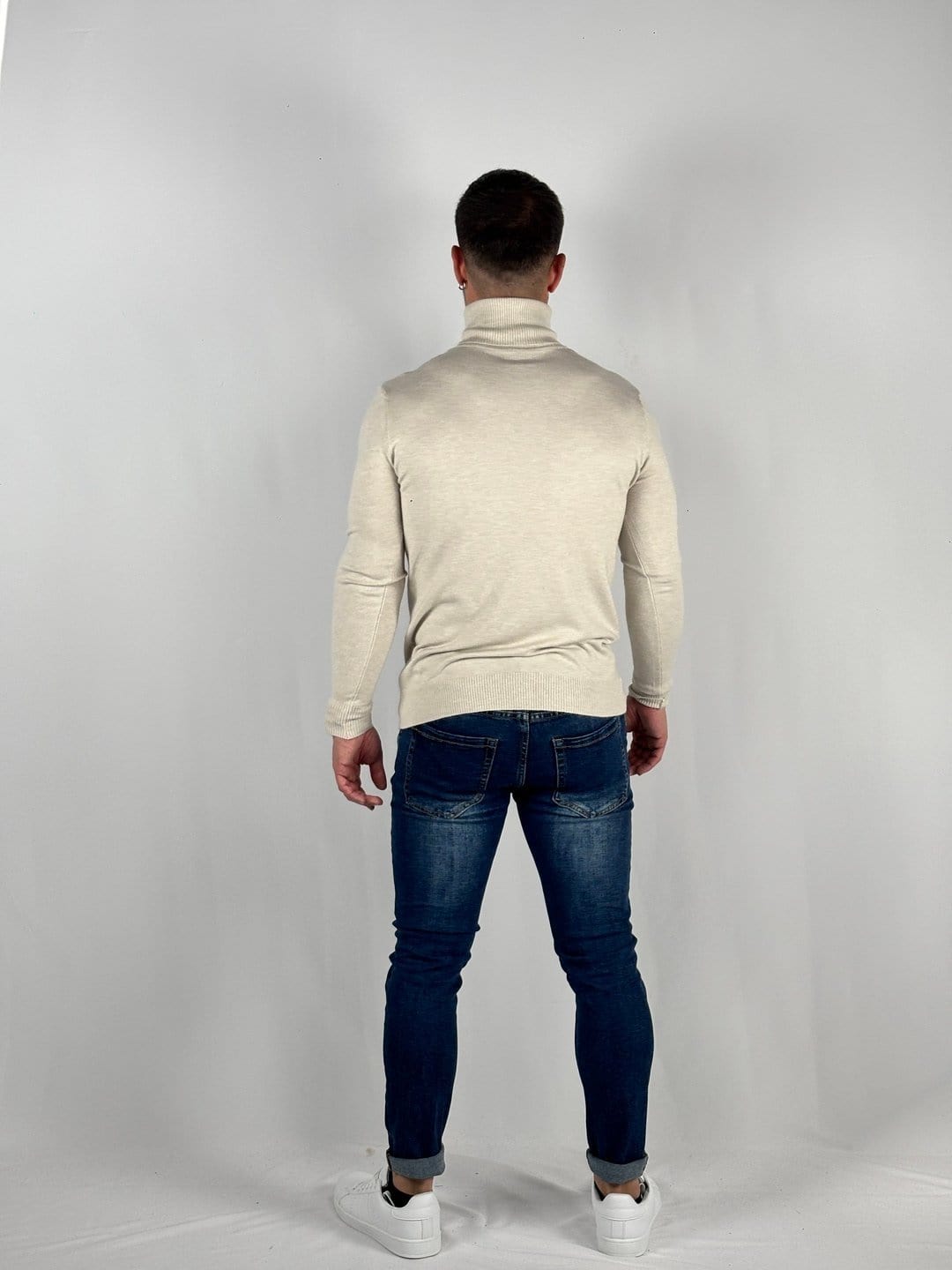 Jersey Cuello Alto Beig - MGO Men