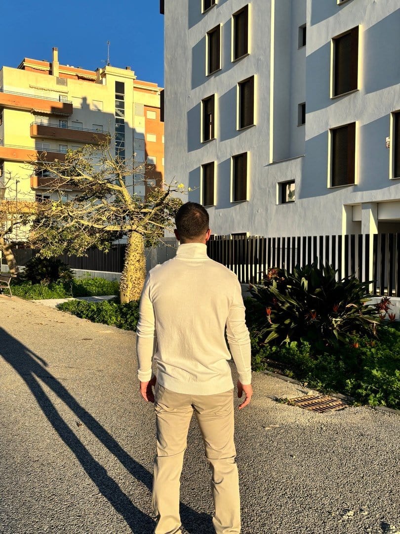Jersey Cuello Alto Blanco - MGO Men