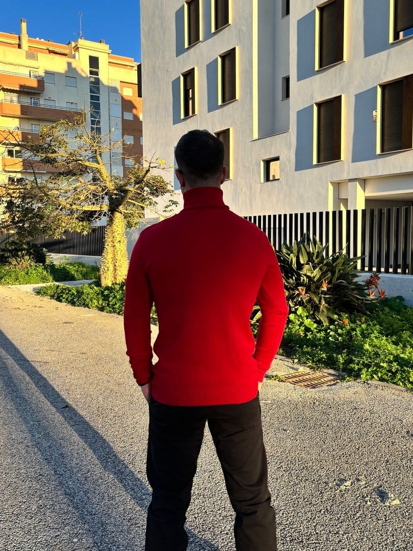 Jersey Cuello Alto Rojo - MGO Men