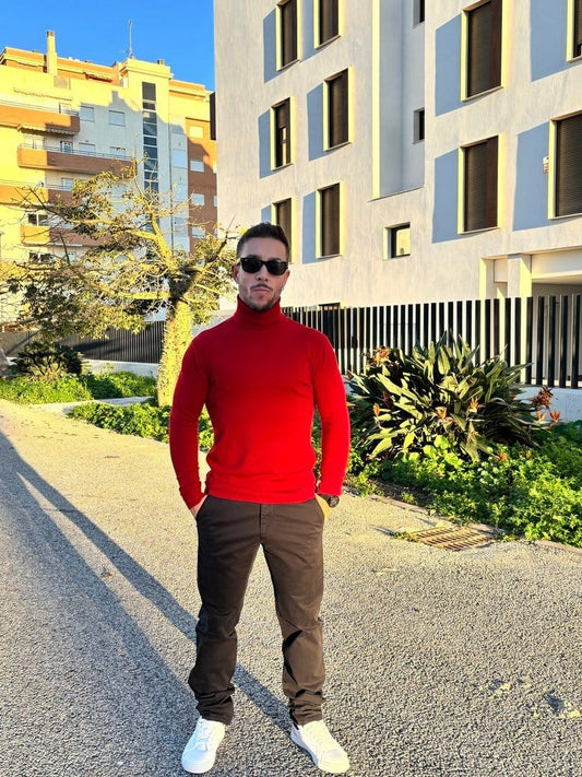 Jersey Cuello Alto Rojo - MGO Men