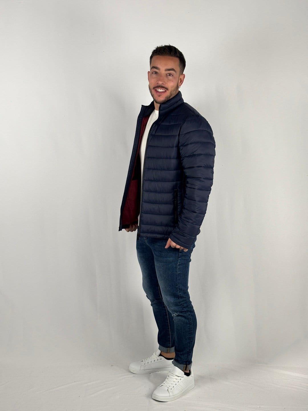 Chaquetón Acolchado Azul Marino - MGO Men
