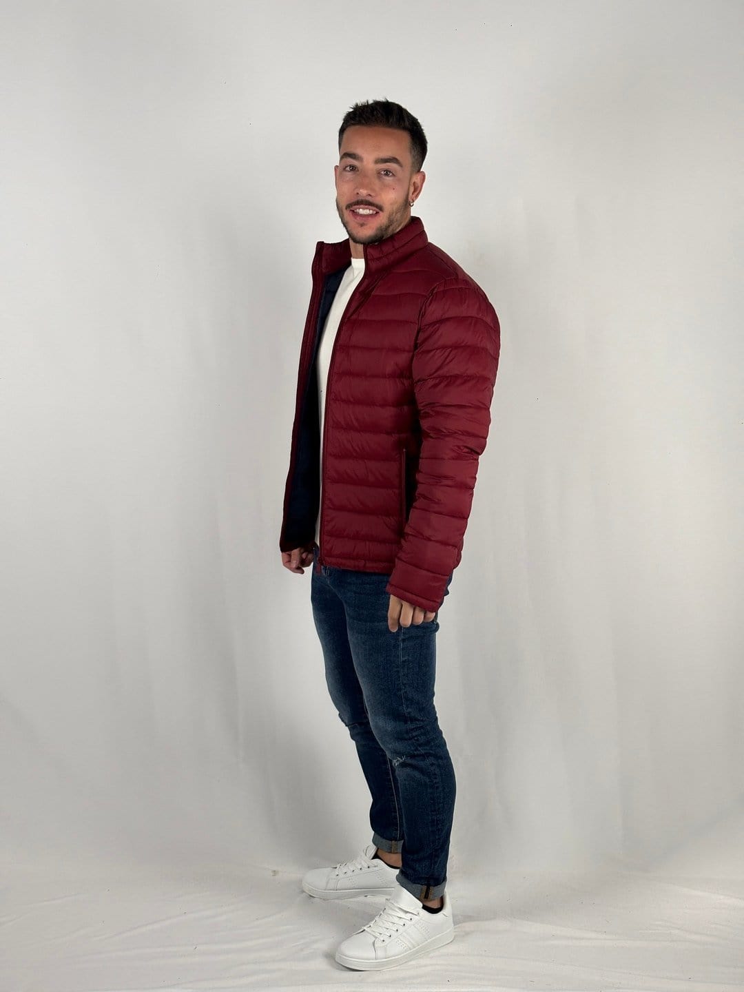 Chaquetón Acolchado Burdeos. - MGO Men