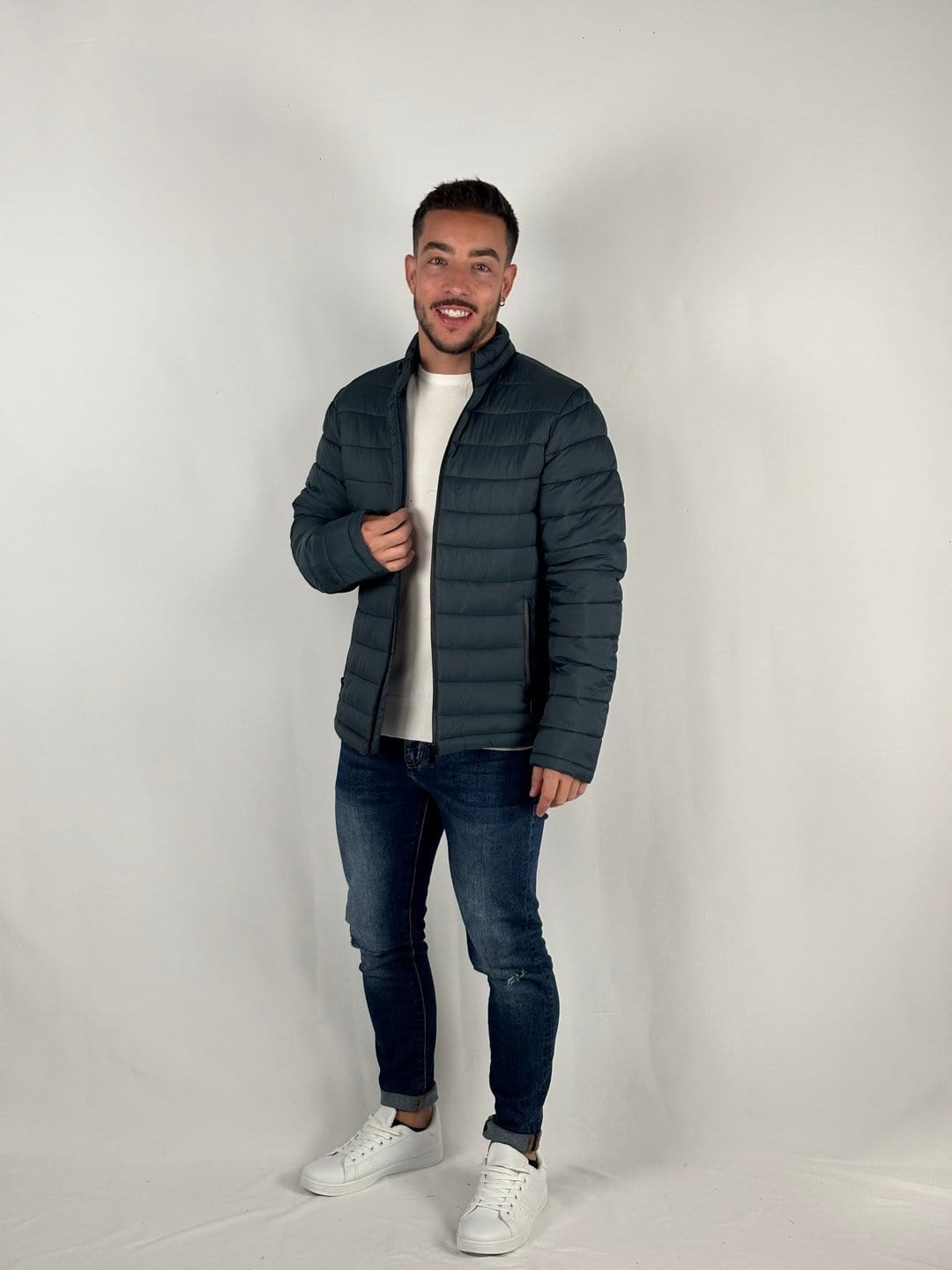 Chaquetón Acolchado Verde Azulado - MGO Men