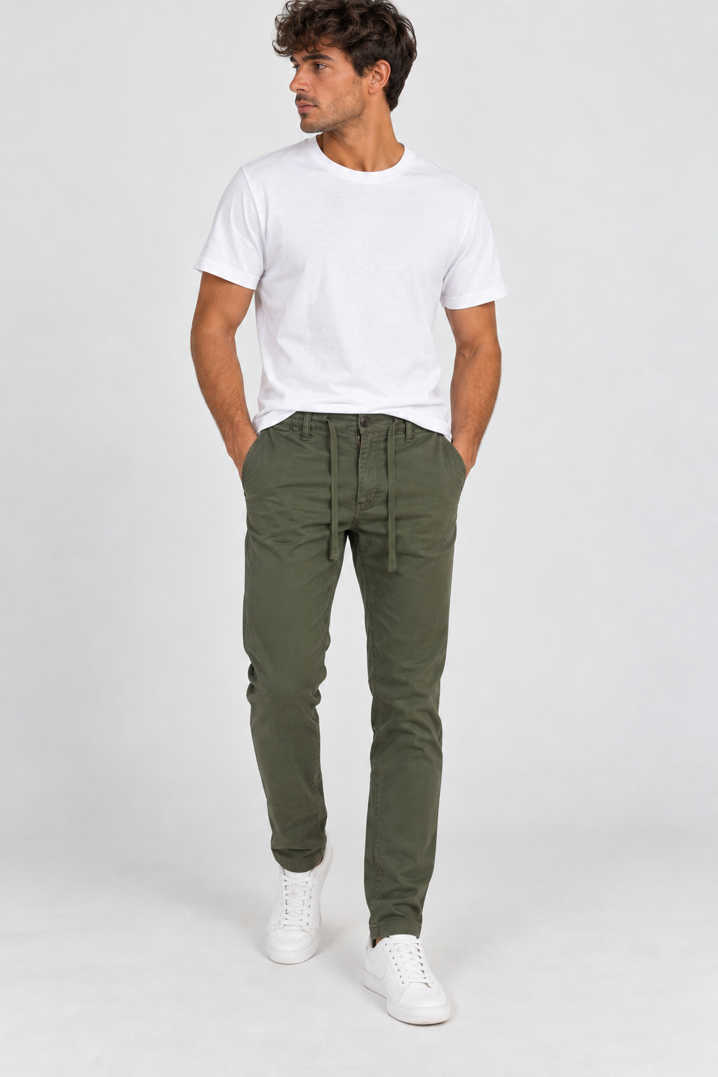 Pantalón Jogger Chino Elástico