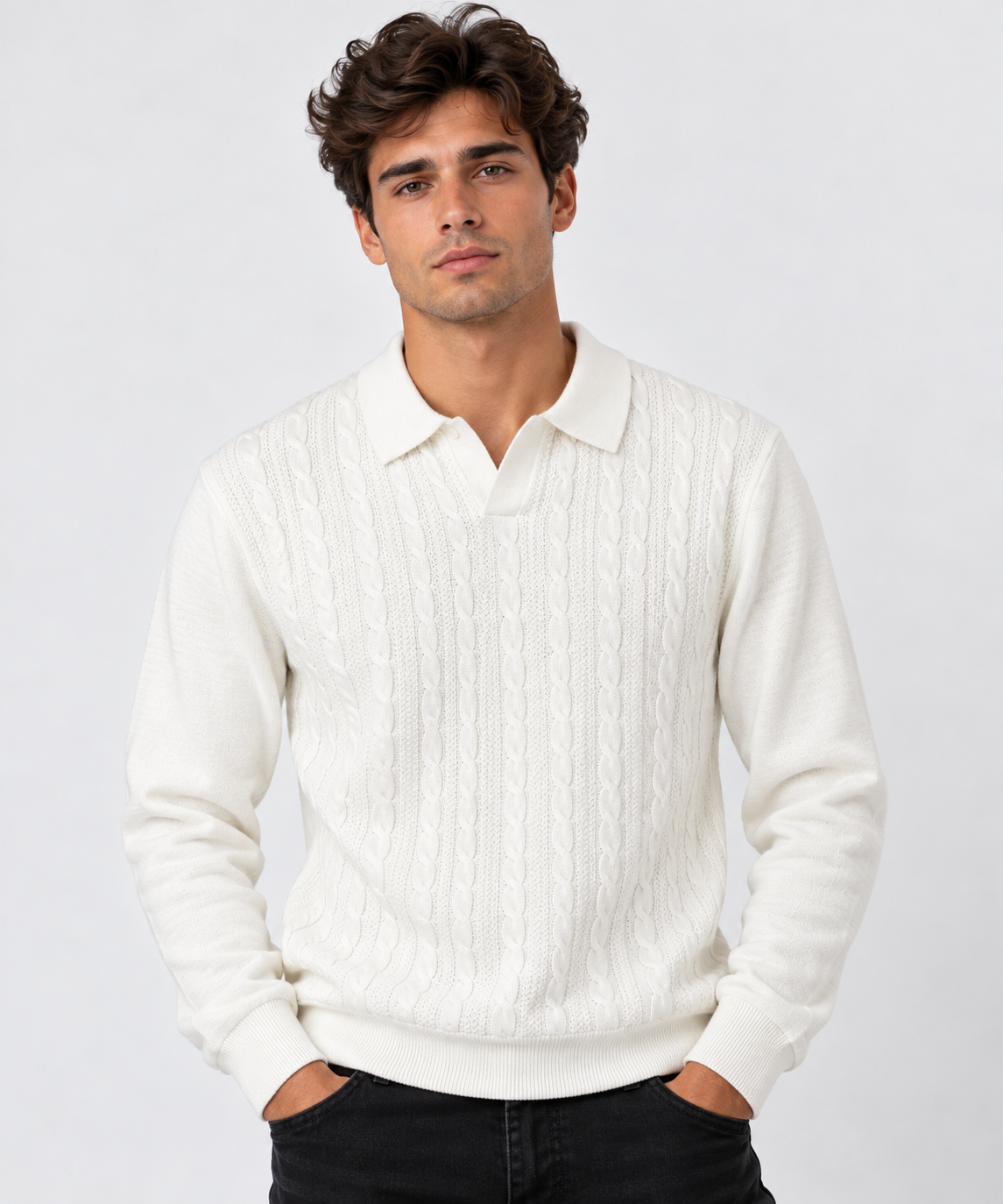 Polo de Malha com Tranças