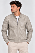 Chaqueta Bomber Efecto Piel